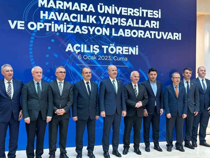 Marmara Üniversitesi Havacılık Yapısalları Ve Optimizasyon Laboratuvarı Açıldı