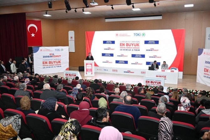 Osmaniye’de Bin 550 Konut İçin Kura Çekimi Yapıldı