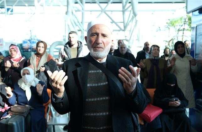 Erzincan’da Umre Yolcuları Dualarla Uğurlandı