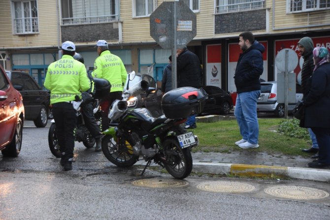Sinop’ta Trafik Kazası: 1 Yaralı