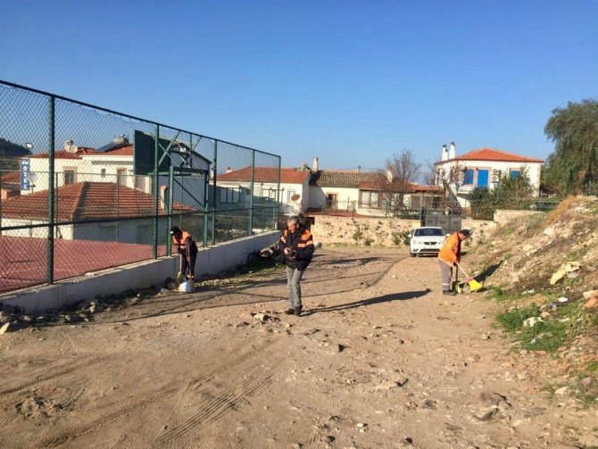 Tarihi Cunda Sokakları Tertemiz