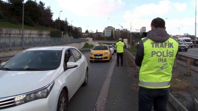 İ̇stanbul’da Dron Destekli Trafik Denetimi