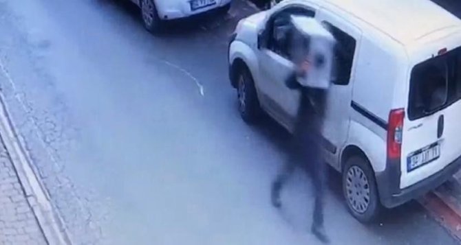 Ümraniye’de Kombi Hırsızlığı Kamerada