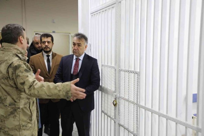 Hastane Bahçesinde Jandarma Asayiş Noktası Açıldı