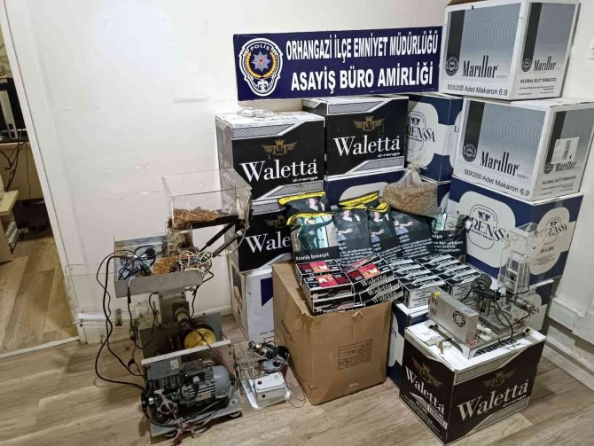Bursa’da Polisten Kaçak Tütün Operasyonu: 1 Gözaltı