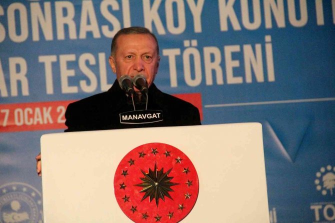 Cumhurbaşkanı Erdoğan’dan Manavgat’ta Yapılan Konutların Hak Sahiplerine Müjde
