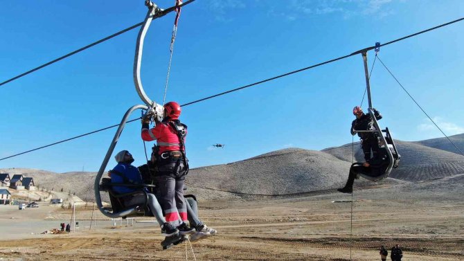 Kahramanmaraş Yedikuyular’da Kurtarma Tatbikatı