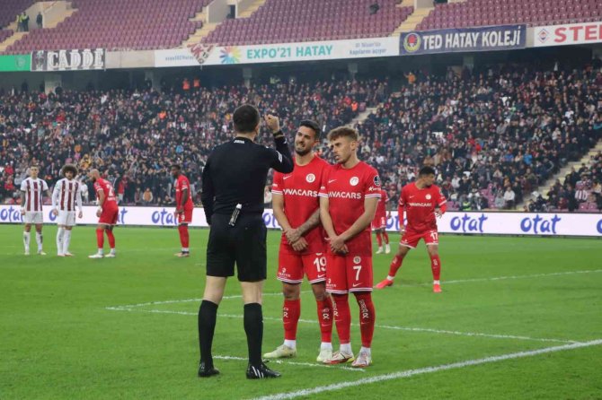 Spor Toto Süper Lig: A. Hatayspor: 0 - Antalyaspor: 0 (Maç Sonucu)