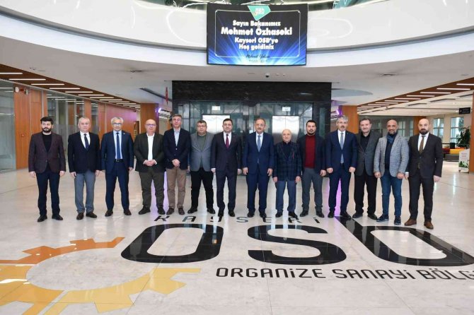 Ak Parti Genel Başkan Yardımcısı Özhaseki’den Osb’ye İstişare Ziyareti