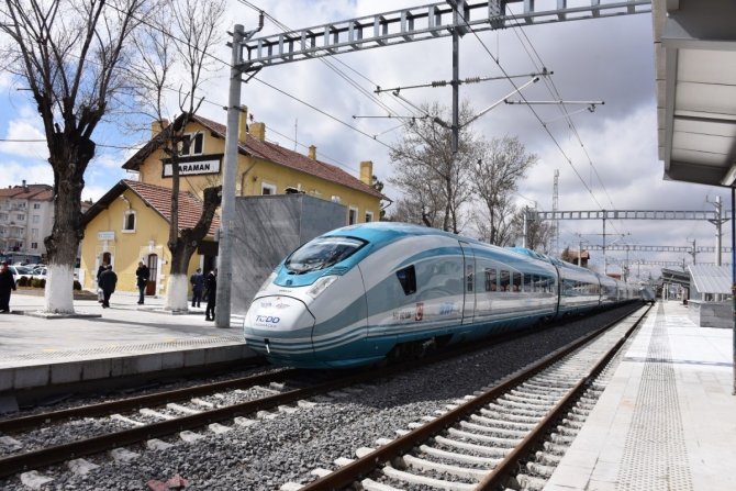 Karaman Yht Hattını 1 Milyon 194 Bini Aşkın Yolcu Kullandı