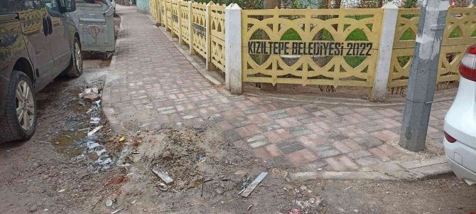 Kızıltepe’de Kaldırım Ve Yollar Bakımsızlığıyla Dikkat Çekiyor