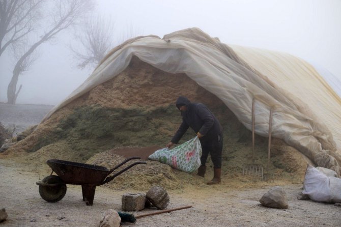 Ağrı’da Termometreler Eksi 9 Dereceyi Gösterdi