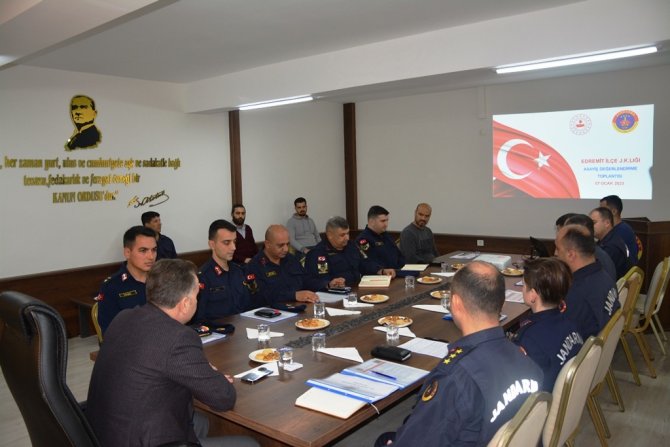 Kaymakam Odabaş Başkanlığında, 2022 Yılı Asayiş Değerlendirilme Toplantısı Yapıldı