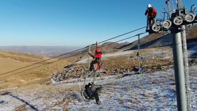 Jak Timi, Kayak Merkezinde Tatbikat Gerçekleştirdi