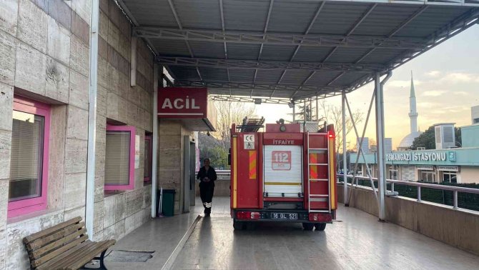 Bursa’da Hastanede Korkutan Anlar
