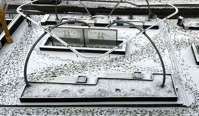 Erzurum Güne Karla Uyandı