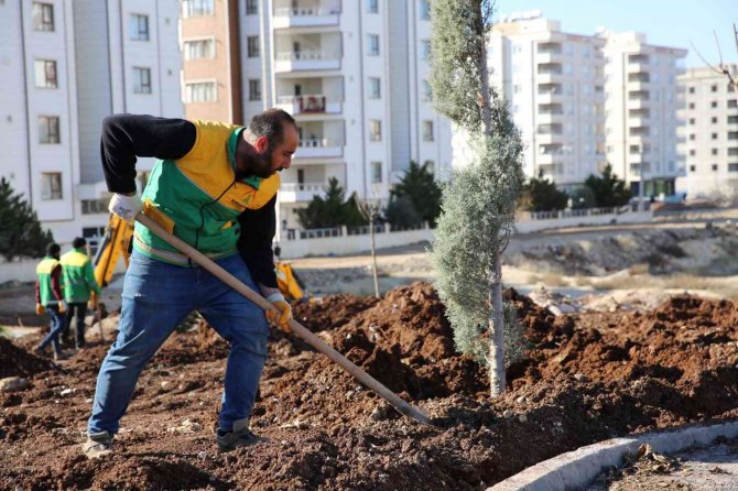 Karaköprü’ye Yeni Yeşil Alanlar Kazandırılıyor