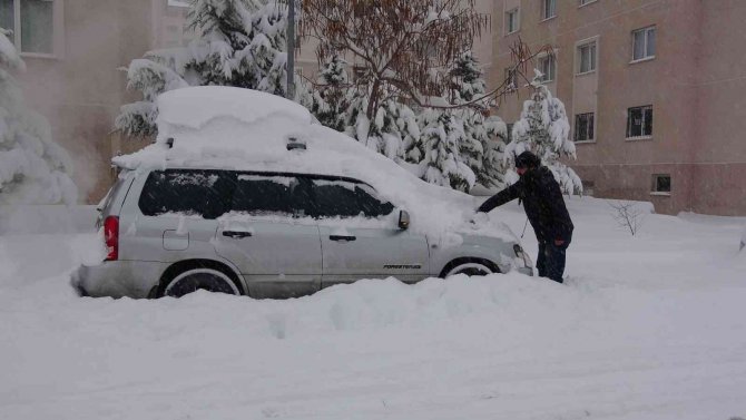 Van’da Kar Yağışı Hayatı Felç Etti