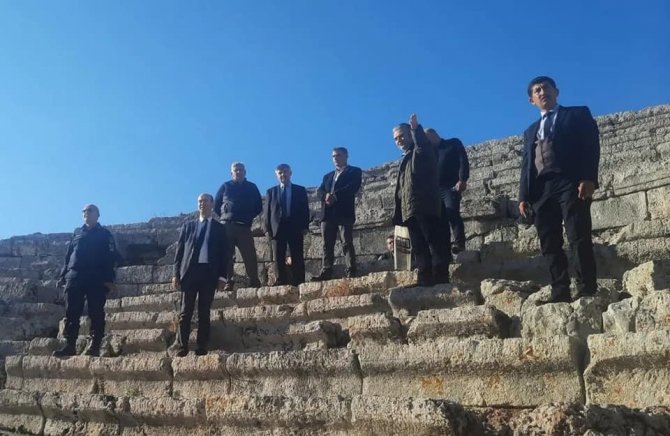 Köyceğiz Kaunos Antik Kenti’nde İncelemelerde Bulunuldu