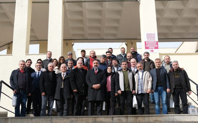 Rektör Özcoşar Gazetecilerle Bir Araya Geldi