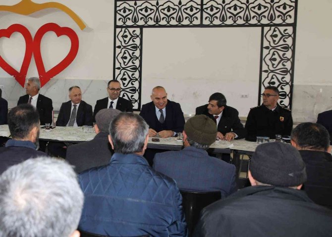Vali Koç, Köy Ve Kasabalarda Vatandaşlarla Buluşuyor