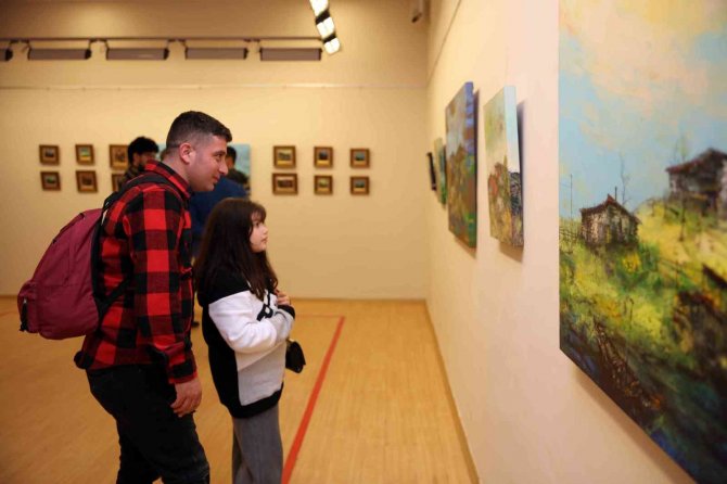 Sanko’da “Barınaklar” Temalı Resim Sergisi