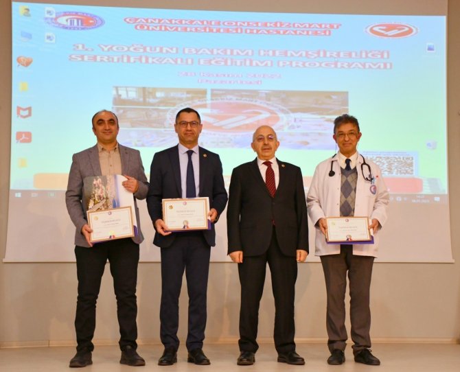 Çomü Hastanesinde Yoğun Bakım Hemşireliği Sertifikalı Eğitimi Verildi