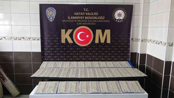 Hatay’da 35 Bin 550 Sahte Dolar Ele Geçirildi