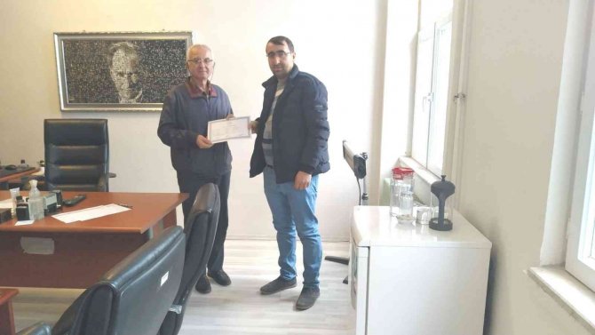 Hisarcık’ta Ustalık Ve Kalfalık Sınavında Başarılı Olanlara Belgeleri Verildi