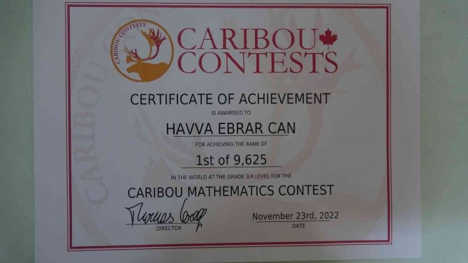 Ispartalı Minik Öğrenciler Matematik Olimpiyatlarında Dünya Şampiyonu Oldu