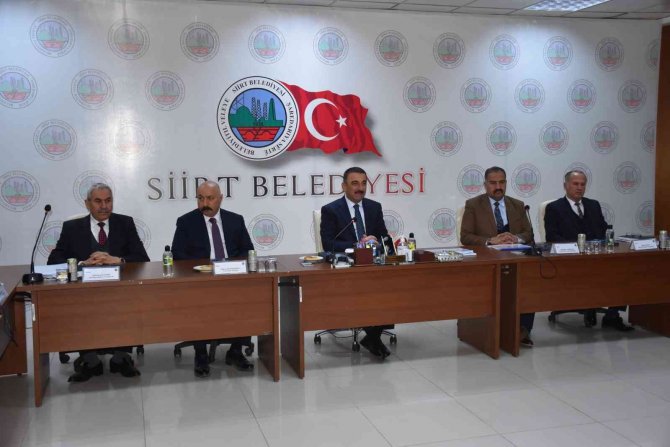 Siirt Valisi Hacıbektaşoğlu, Basın Mensuplarıyla Bir Araya Geldi