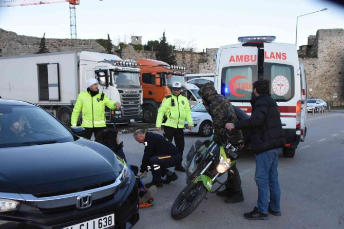 Sinop’ta Trafik Kazası: 1 Yaralı