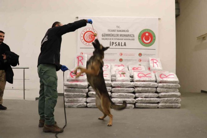 Yunanistan’dan Türkiye’ye Giriş Yapan Tırda 603 Kilo 500 Gram Skunk Ele Geçirildi