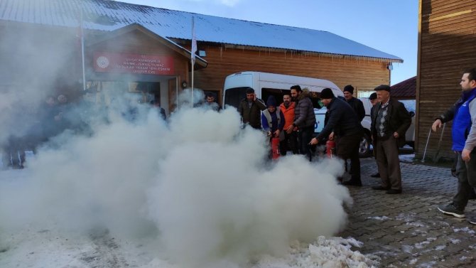 Afad’dan Huzurevi Personeline Yangın Tatbikatı