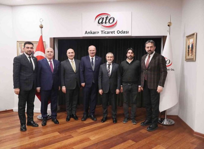 Ato Başkanı Baran, Bakan Nebati’ye Oda Üyelerinin Sıkıntılarını Aktardı