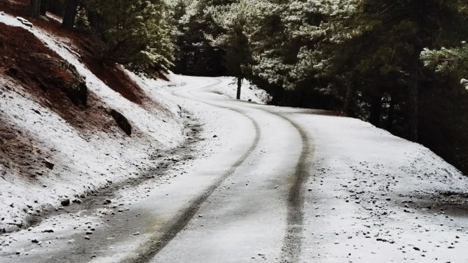 Aydın’a Yılın İlk Karı Düştü
