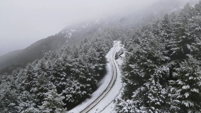 Aydın’a Yılın İlk Karı Düştü
