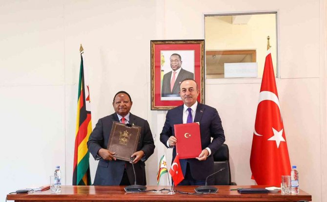 Dışişleri Bakanı Çavuşoğlu, Zimbabveli Mevkidaşı Shava İle Görüştü