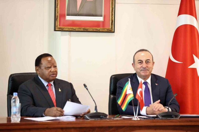 Dışişleri Bakanı Çavuşoğlu, Zimbabveli Mevkidaşı Shava İle Görüştü