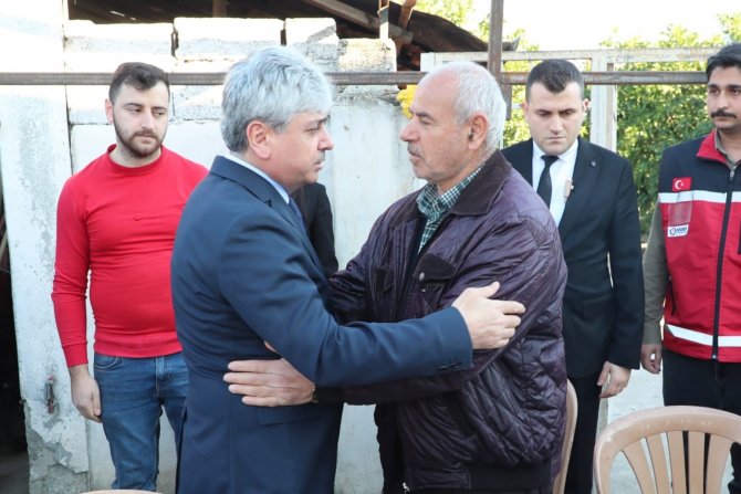 Hatay Valisi Doğan’dan, Şehit Ailesine Taziye Ziyareti