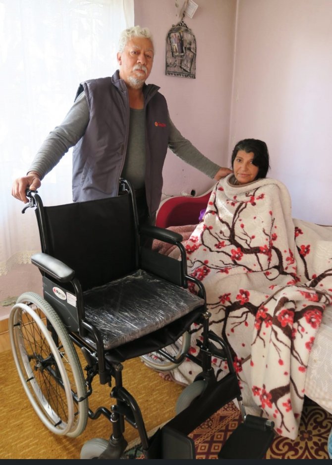 Kahramanmaraş’ta Engellilere Medikal Malzeme Desteği