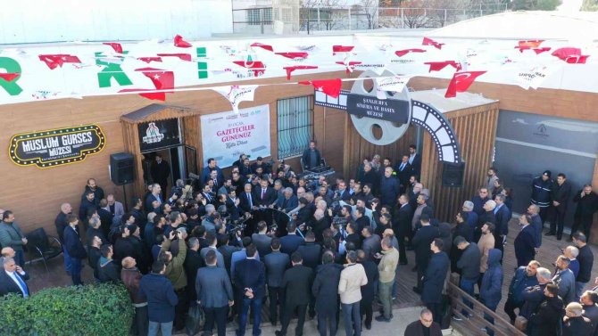 Şanlıurfa’da Sinema Ve Basın Müzesini Gazeteciler Açtı