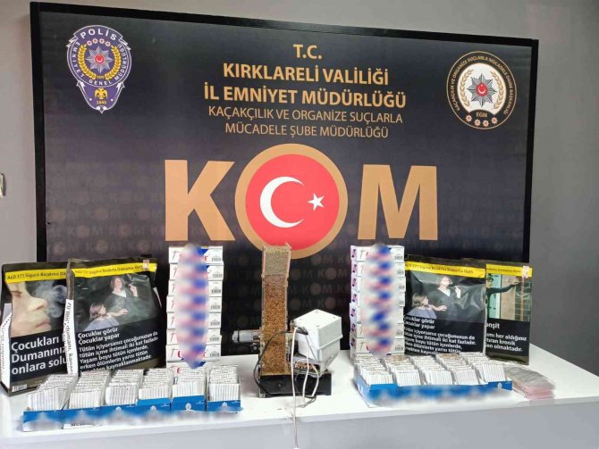 Kırklareli’de Kaçakçılık Operasyonu: 4 Şüpheli Yakalandı