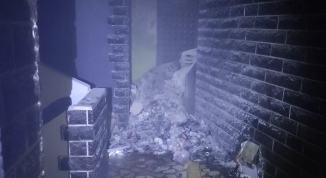 Kullanılmayan Dairede Çıkan Yangın Paniğe Sebep Oldu