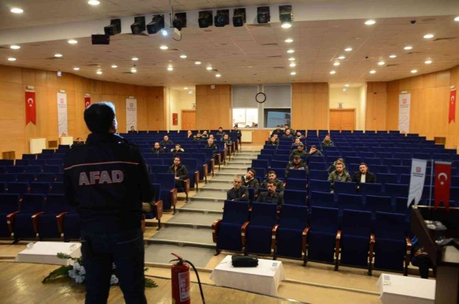 Muş’ta Yangın Farkındalık Eğitimi Verildi