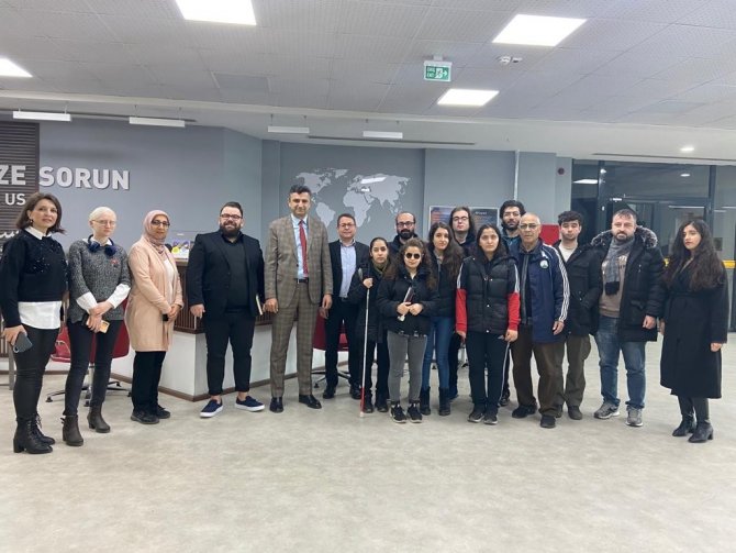 Özel Öğrencilerden ‘Engelsiz Kütüphane’ye Ziyaret