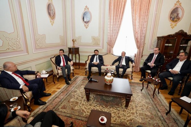 Tff Başkanı Büyükekşi, Ekrem İ̇mamoğlu’nu Ziyaret Etti