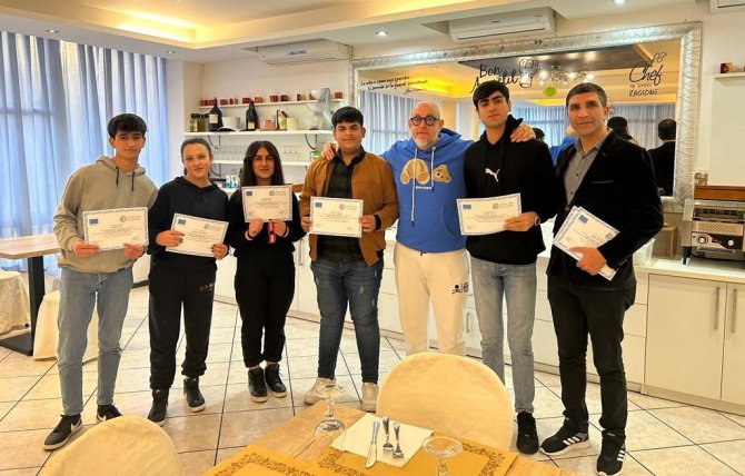 Çaldıranlı Lise Öğrencileri İ̇talya’da Aşçılık Alanında Staj Yaptı