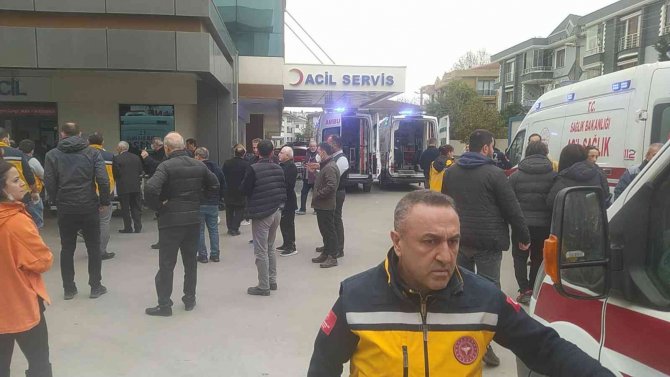 Yalova’da Hastanede Yangın Paniği...hastalar Tahliye Edildi