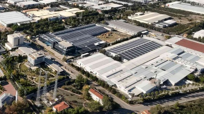 Antalya Osb’nin Çatıları Elektrik Üretiyor